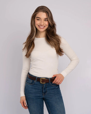 Bono Statement Buckle Leather Belt - Time Out Clothing