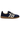 The side of a velvet blue sneaker with ‘70’ in white on the side on white background.