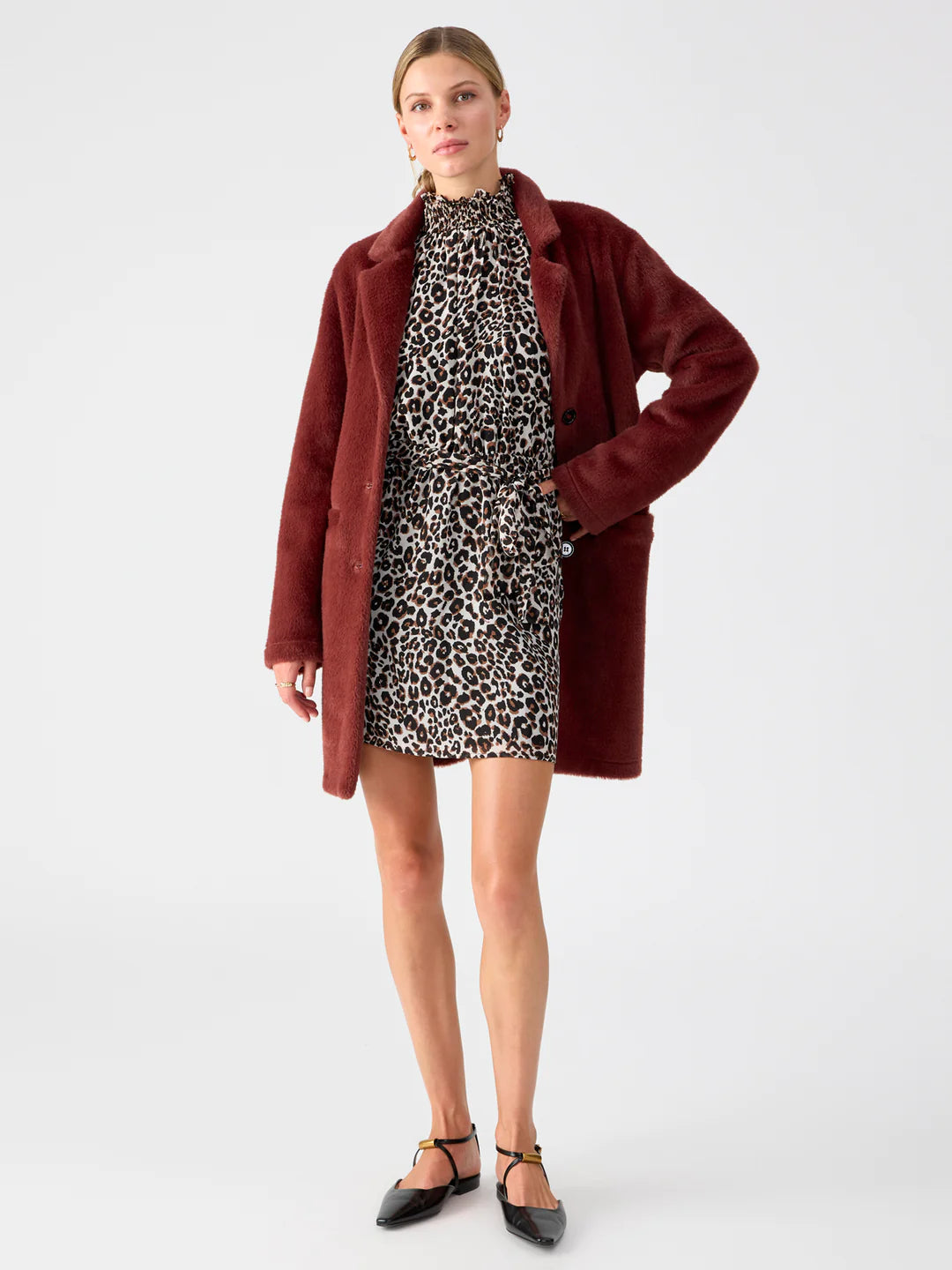 Hometown Faux Fur Coat Time Out Clothing