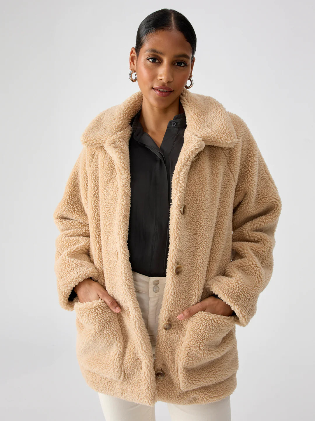 Penny Sherpa Coat Time Out Clothing