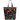 A black tote bag featuring a vibrant, repeating pattern of colorful Sacred Heart of Jesus motifs, complete with two shoulder straps, shown against a plain white background.