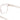Close-up of a clear eyeglass frame on a white background