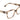 Tortoiseshell eyeglasses on a white background