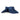 Navy blue visor with a bow on a white background