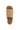 Beige sandal with textured strap on a white background