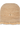 Beige straw hat with a frayed edge on a white background