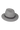 A grey fedora on a neutral background