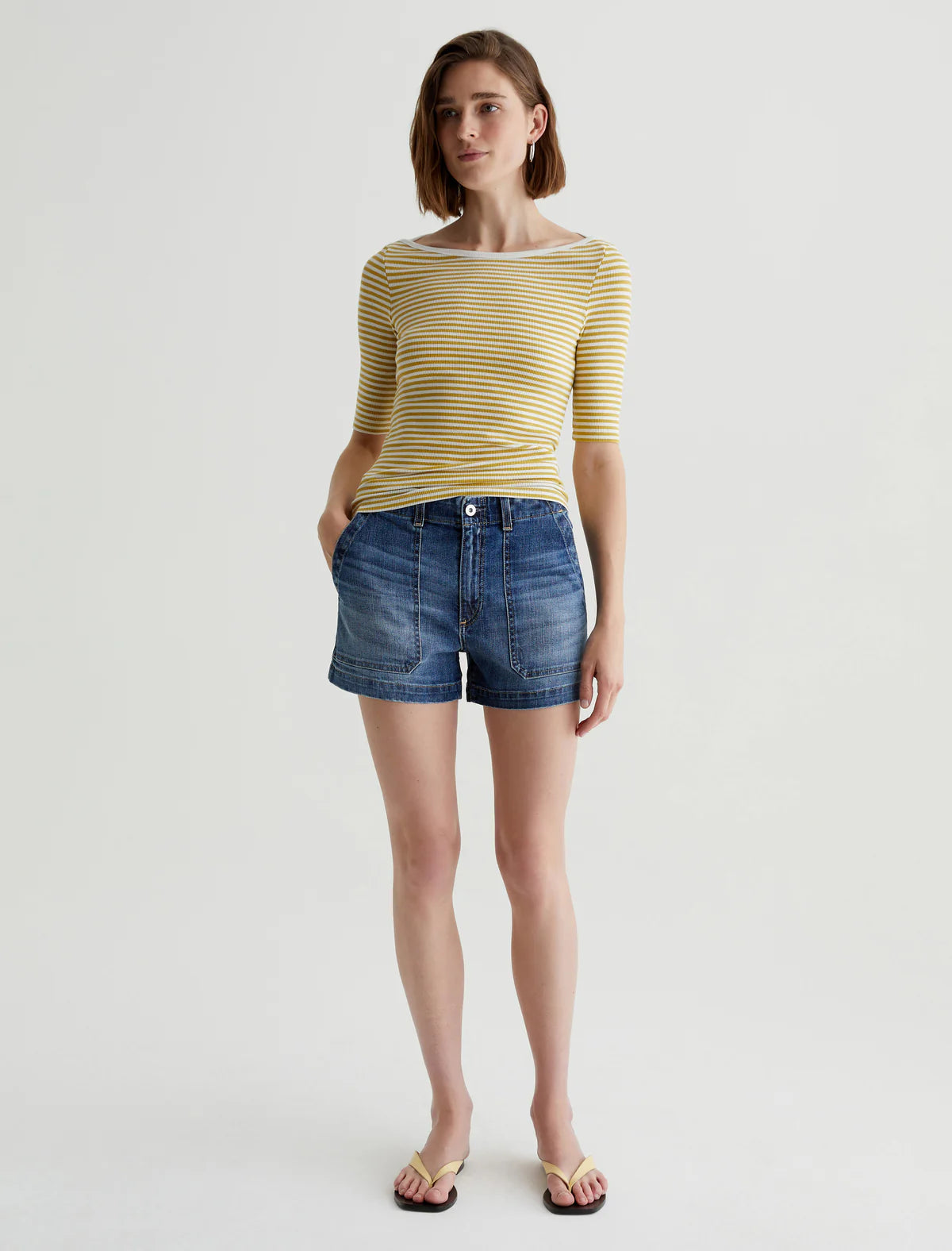 Analeigh Denim Short Time Out Clothing