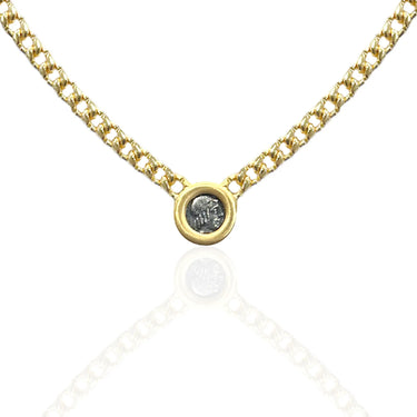GOLD OLENA COIN NECKLACE - Time Out Clothing