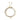Multistrand beaded necklace with gold accents on a white background