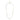 Necklace with small beads and a central pendant on a white background