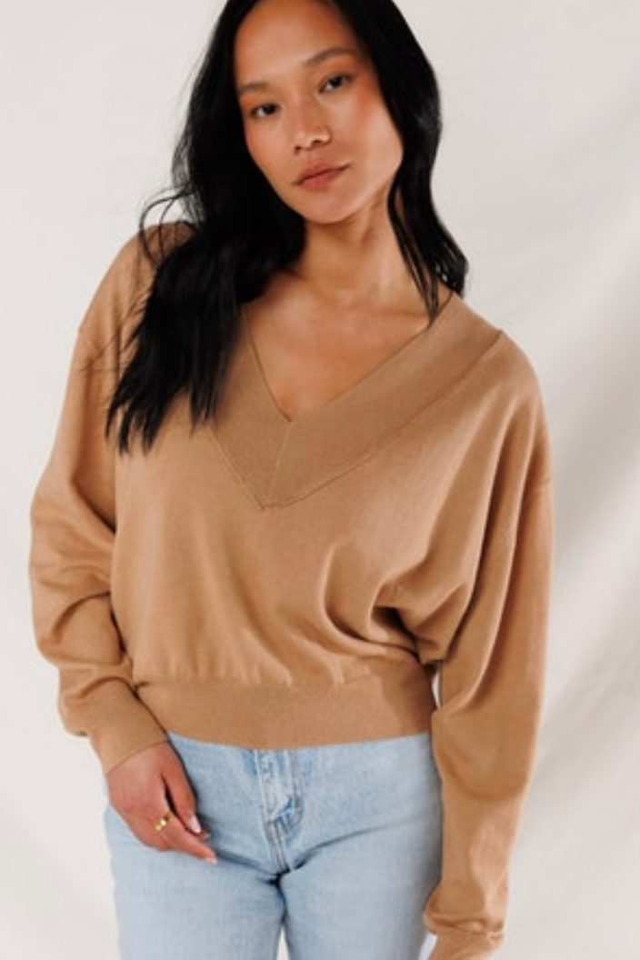 Tiany VNeck Cashmere Blend Sweater Time Out Clothing