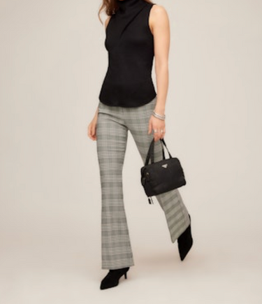 Fifteen Twenty Ellie Bootcut Plaid - Time Out Clothing