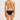 Person wearing a black bikini with beige straps on a white background