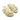 A pair of beige suede double-strap slide sandals with fluffy cream shearling lining and gold-tone buckle details, shown on a white background.
