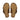 A pair of leopard-print fuzzy slide slippers shown from the sole view on a plain white background.