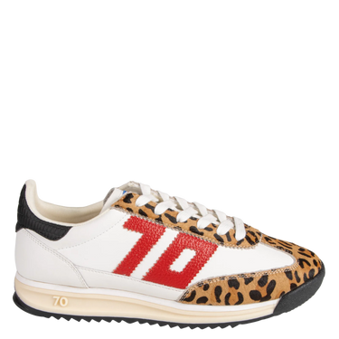Barkley Strike in White/Pony/Camel Sneakers - Time Out Clothing