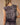 Boxy Button Back Top - Asilah Texture Print - Time Out Clothing