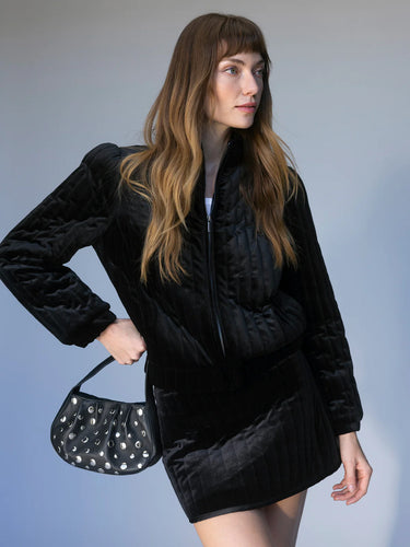 Charm Leather Bag Black - Time Out Clothing