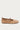 Side view of Kelsi Dagger Ferry Mary Jane flat in Bison leather with adjustable buckle strap