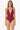 Tortoise Ring Plunge One-Piece Solid Texture Swimsuit by Helen Jon - Time Out Clothing