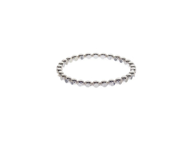 Bead Band Sterling Silver Ring - Time Out Clothing
