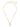 Cyrus Interlocking Circles Paper Clip Chain Necklace - Time Out Clothing