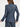 Back view of Level 99 Lennox Blazer in Stargazer showing tailored fit and textured indigo fabric