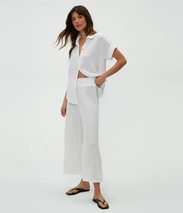 Medina Smocked Waist Pant - Time Out Clothing