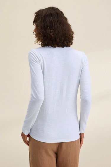 Blaire V-Neck Long Sleeve Tee by Velvet - Time Out Clothing