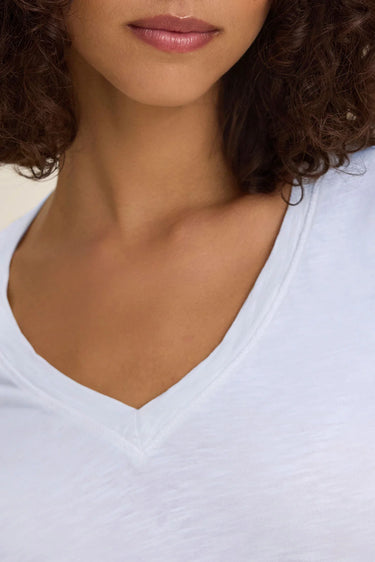 Blaire V-Neck Long Sleeve Tee by Velvet - Time Out Clothing