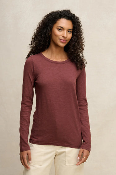 Lizzie Long Sleeve Crewneck Tee Shirt by Velvet - Time Out Clothing