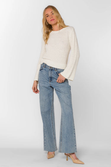 Solvang Textured Crewneck Sweater - Time Out Clothing