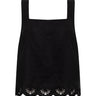 Almost There Black Linen Top by Sanctuary - Time Out Clothing
