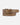 Brown leather belt with decorative studs on a white background