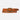 Brown leather belt with a gold buckle on a white background