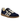 The side of a velvet blue sneaker with ‘70’ in white on the side on white background.