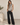Bella Dahl Fitted Cowl Neck Top in Painted Spots with draped neckline and ruched sides