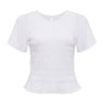 Better Together Smocked Top in White by Sanctuary - Time Out Clothing