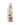 Floral-patterned water bottle on a white background