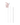 Pink straw lid with two straws on a white background