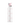 White water bottle with pink accents and decorative pattern on a white background