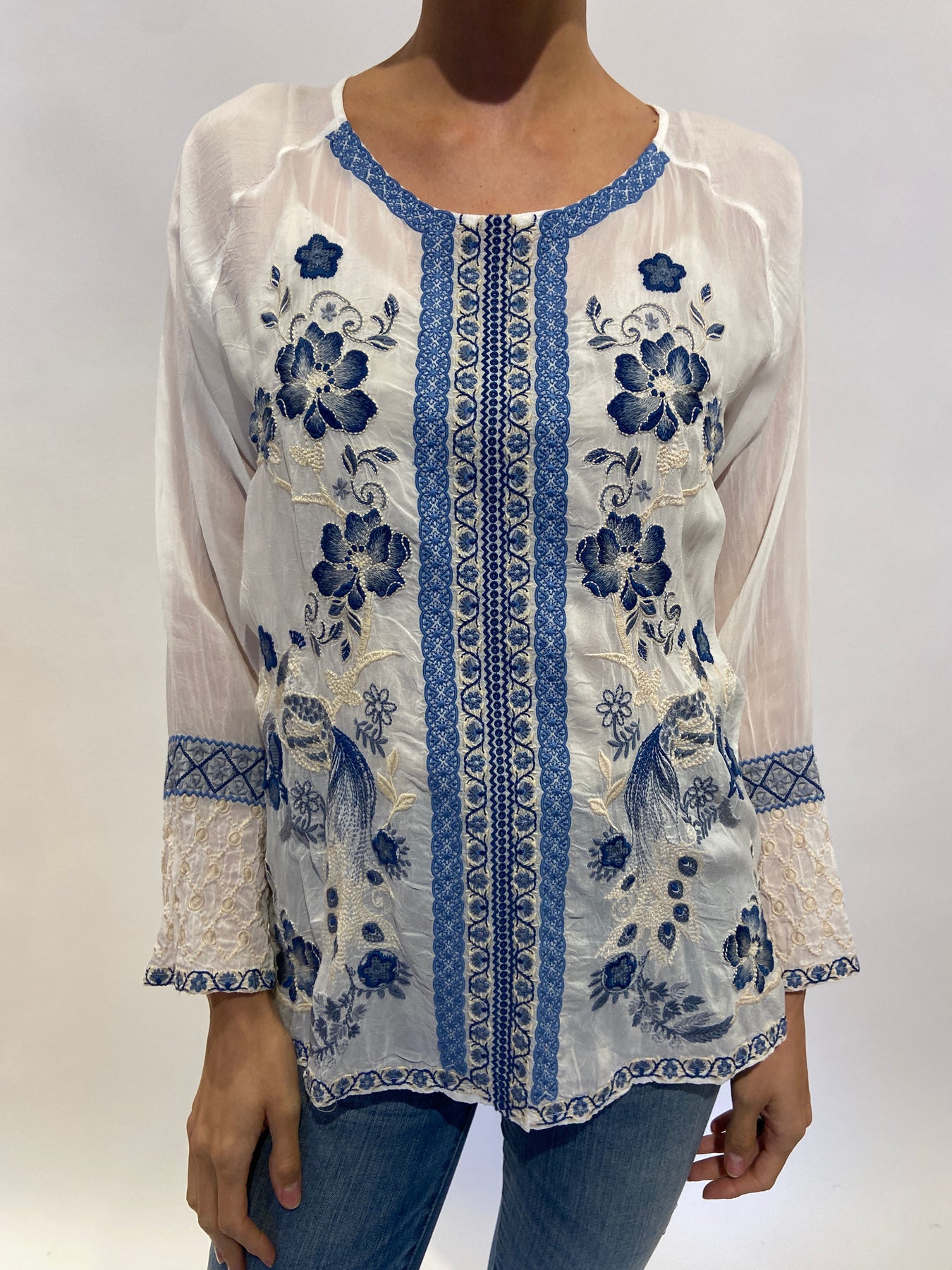 Lauren Embroidered Blouse Time Out Clothing