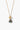 A gold chain necklace featuring a small gold toggle clasp holding a faceted teardrop-shaped labradorite gemstone pendant, shown against a plain white background.