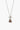 a sterling silver necklace with a smokey quartz pendant on a white background