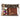 A clear plastic zippered pouch bag with a leopard print fabric top band and beige wristlet strap, shown on a white background. Inside are two brown embossed leather wallets, one with a colorful floral keychain attached.