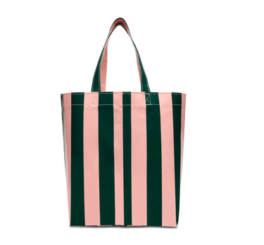 Stripe bag on a white background