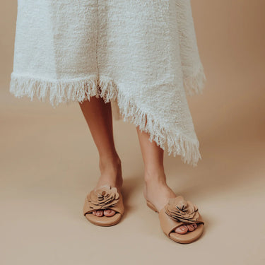 Dahlie Petal Slide Sandal by Soléi Sea - Time Out Clothing