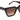 Sunglasses with tortoiseshell frame and gradient lens on a white background