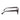 Black eyeglasses on a white background